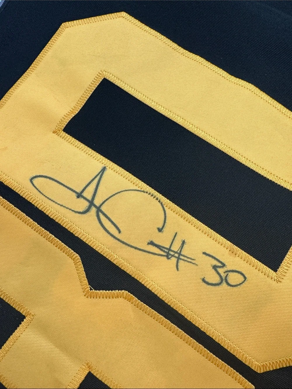 Nike Black Gold Pittsburgh Steelers #30 Football Jersey Conner Signed Size M